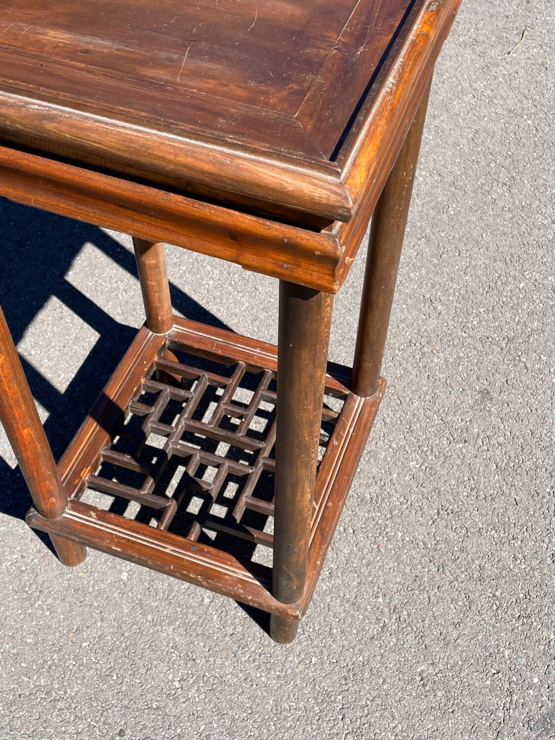 Chinese wooden tea table