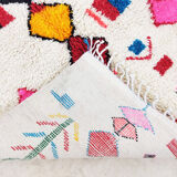 Handmade moroccan berber carpet 233 x 133 cm