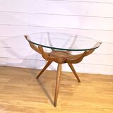 Carlo De Cali, "Ragno" (Spider) coffee table, Italy, 1950s