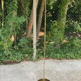 Vintage halogen floor lamp in gold SCE France