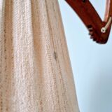 Scandinavian design teak scissor wall light, 1960s