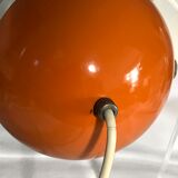 Paire de lampes oranges Robert Sonneman