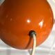 Paire de lampes oranges Robert Sonneman