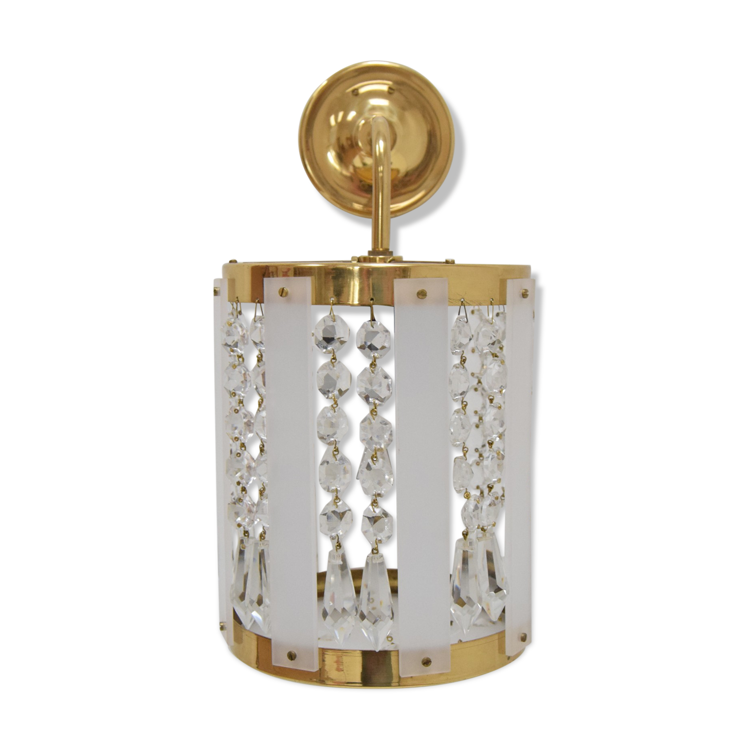 Mid-century Wall Lamp by  Jablonecke Sklarny Novy Bydzov, 1970’s.