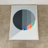 Lithograph Eugenio Carmi "La Scoperta Della Luce" 1971