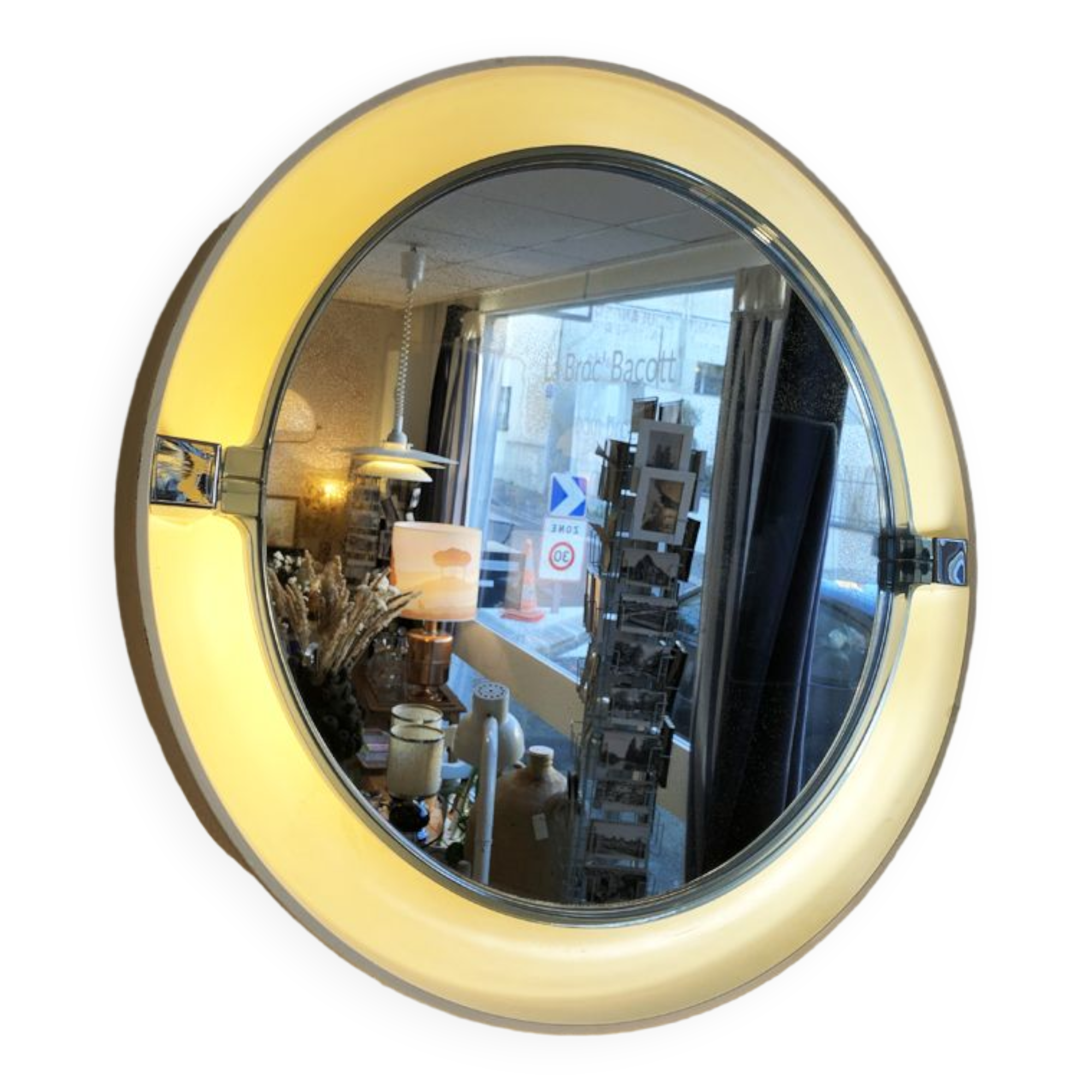 Vintage bathroom mirror Allibert, 1970