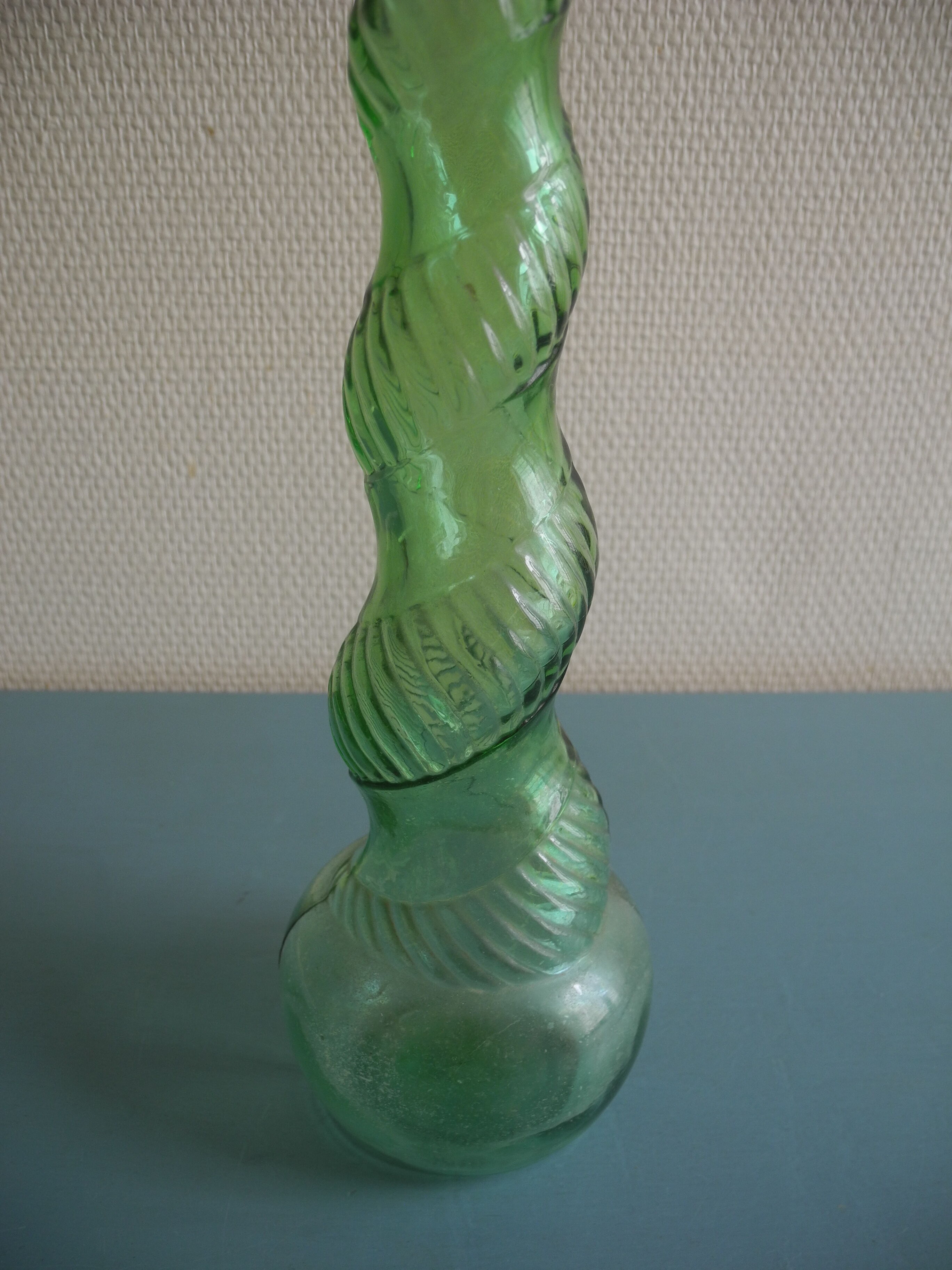 vintage carafe bottle Empoli 60s