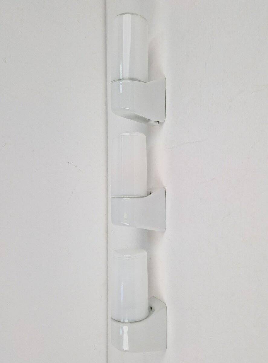 Vintage Wall Lamps attributed to Wilhelm Wagenfeld for Lindner, 1950s, Set of 3
