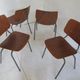 Set of 2 lounge chairs vintage teak by Kho Liang Ie for Car