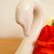 Ceramic swan pot cover