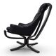 Poltrona Frau Viking Leather Lounge Chair by Sigurd Resell, 1970