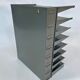 Vintage sorting bin, mailbox industrial 8 compartments 60s design