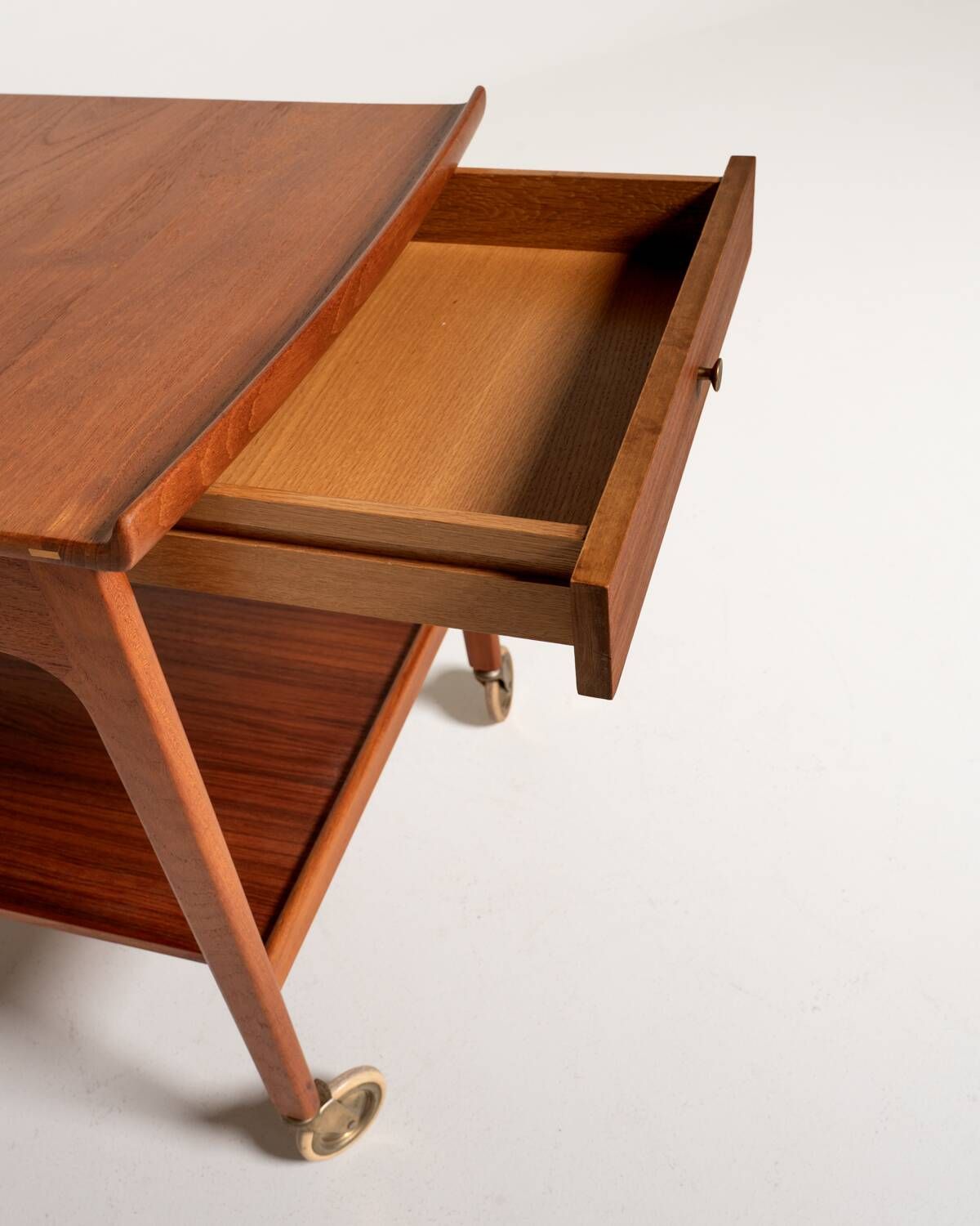 Teak trolley by Yngvar Sandström for Seffle