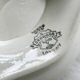 Sauceboat on Longwy Earthenware frame
