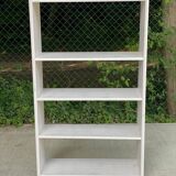 Scandinavian solid wood beige bookcase