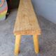 Bench 140 cm old solid wood with patina