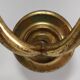Double gilded bronze and glass wall lamp 1900