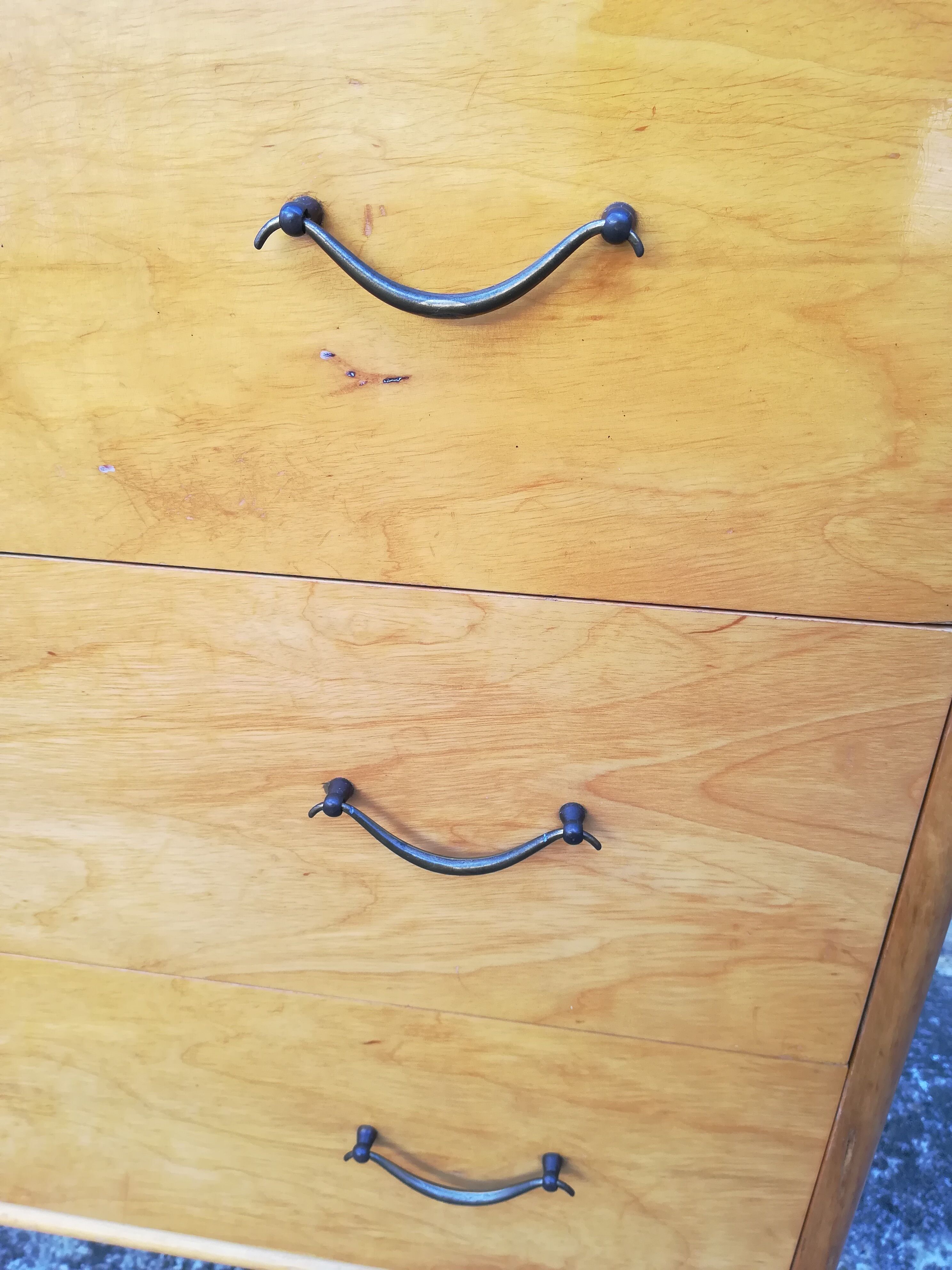 Chest of drawers three drawers