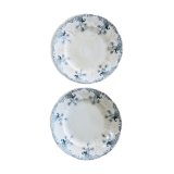 Assiettes plates Longwy