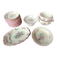 Old service dishes Lunéville floral decoration 29 pieces