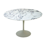 Tulip table in Calacatta marble by Eero Saarinen Ø 120 cm - Knoll - vintage