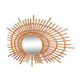 Mirror in rattan galaxy or ortf 80x61cm