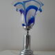 Vintage blue glass lamp Mazzega