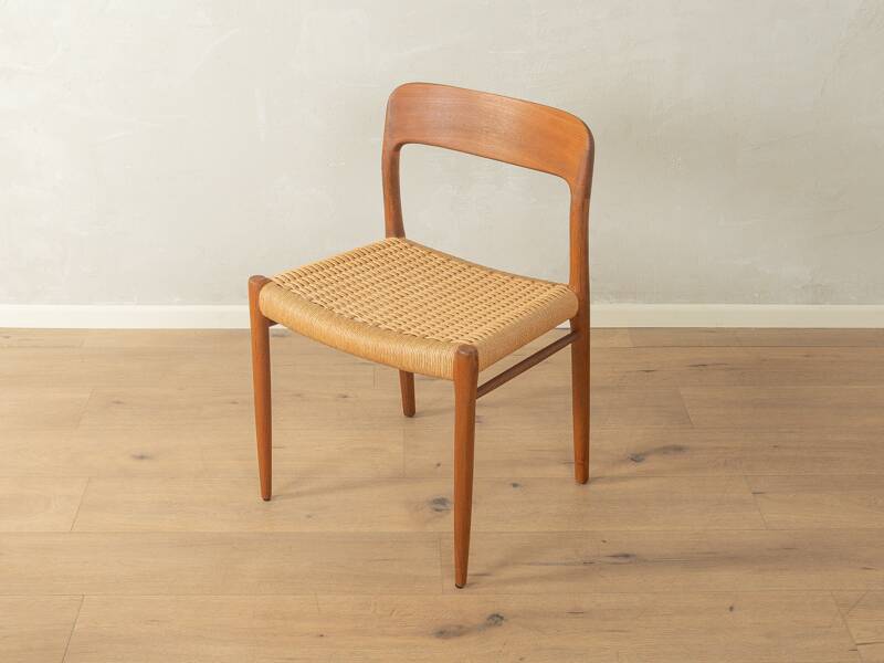 Model 75 dining chair set by Niels O. Møller, 1950s