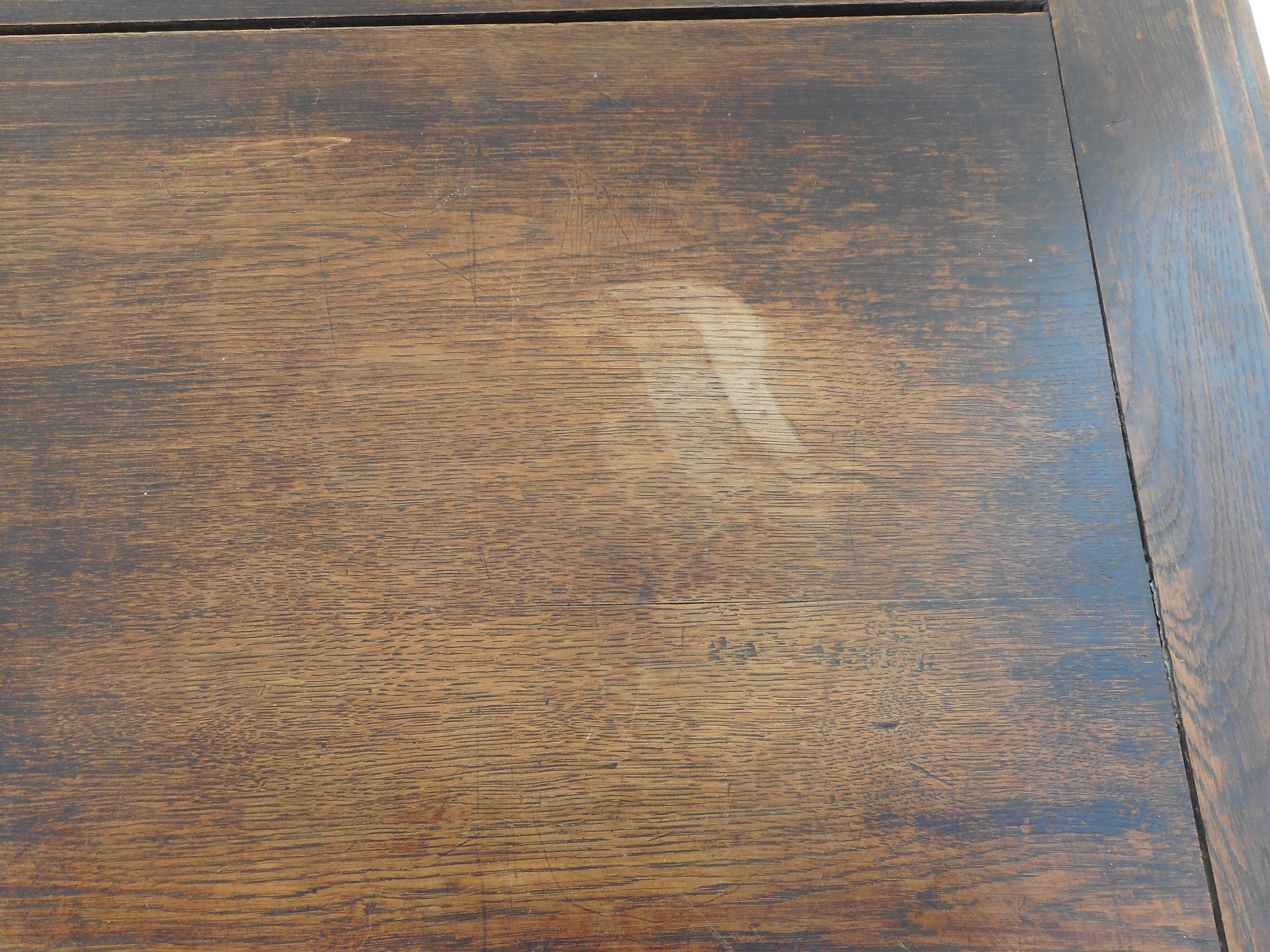 Antique console serving table