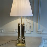 Lampe en laiton Deknudt Belgique 1970