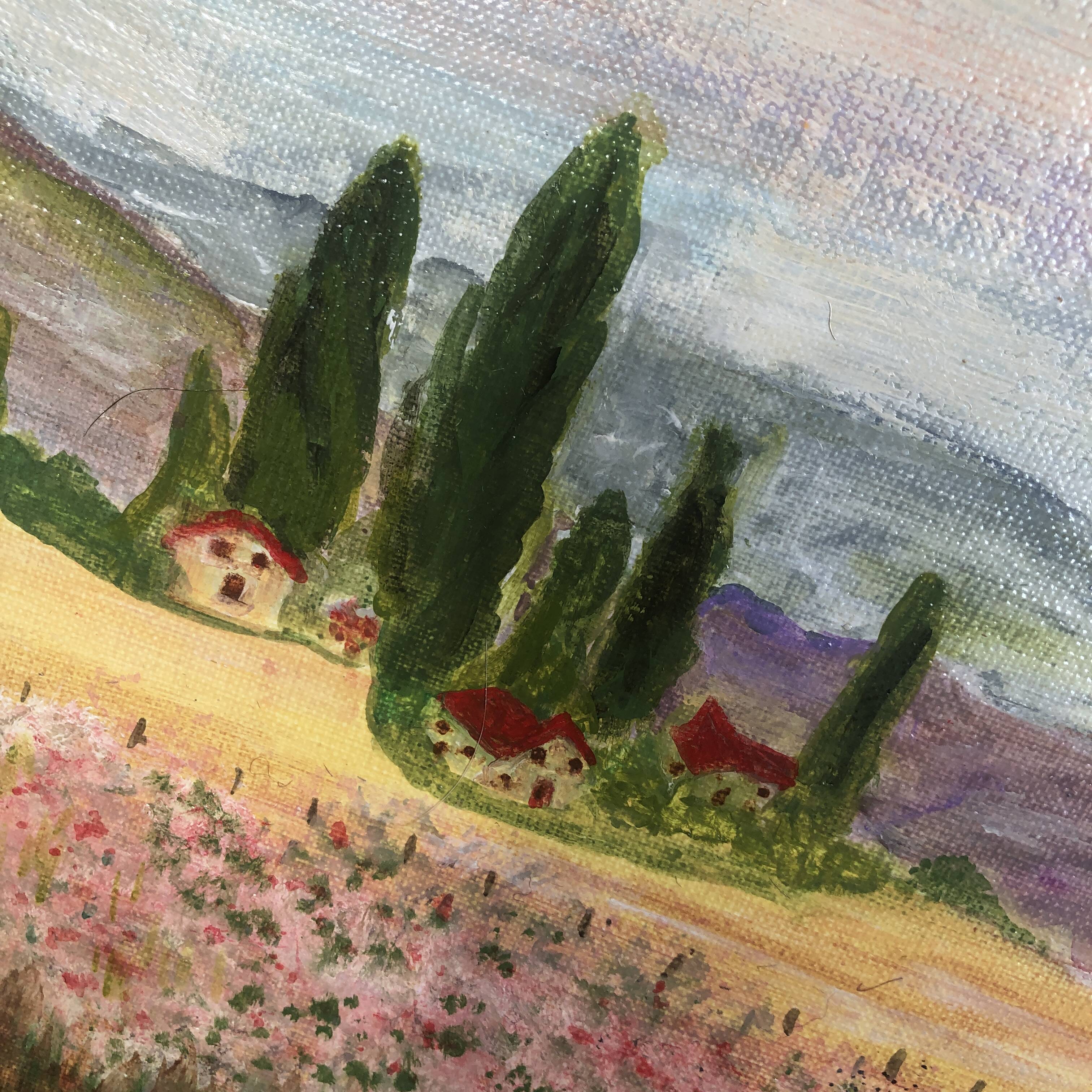 Landscape painting canvas