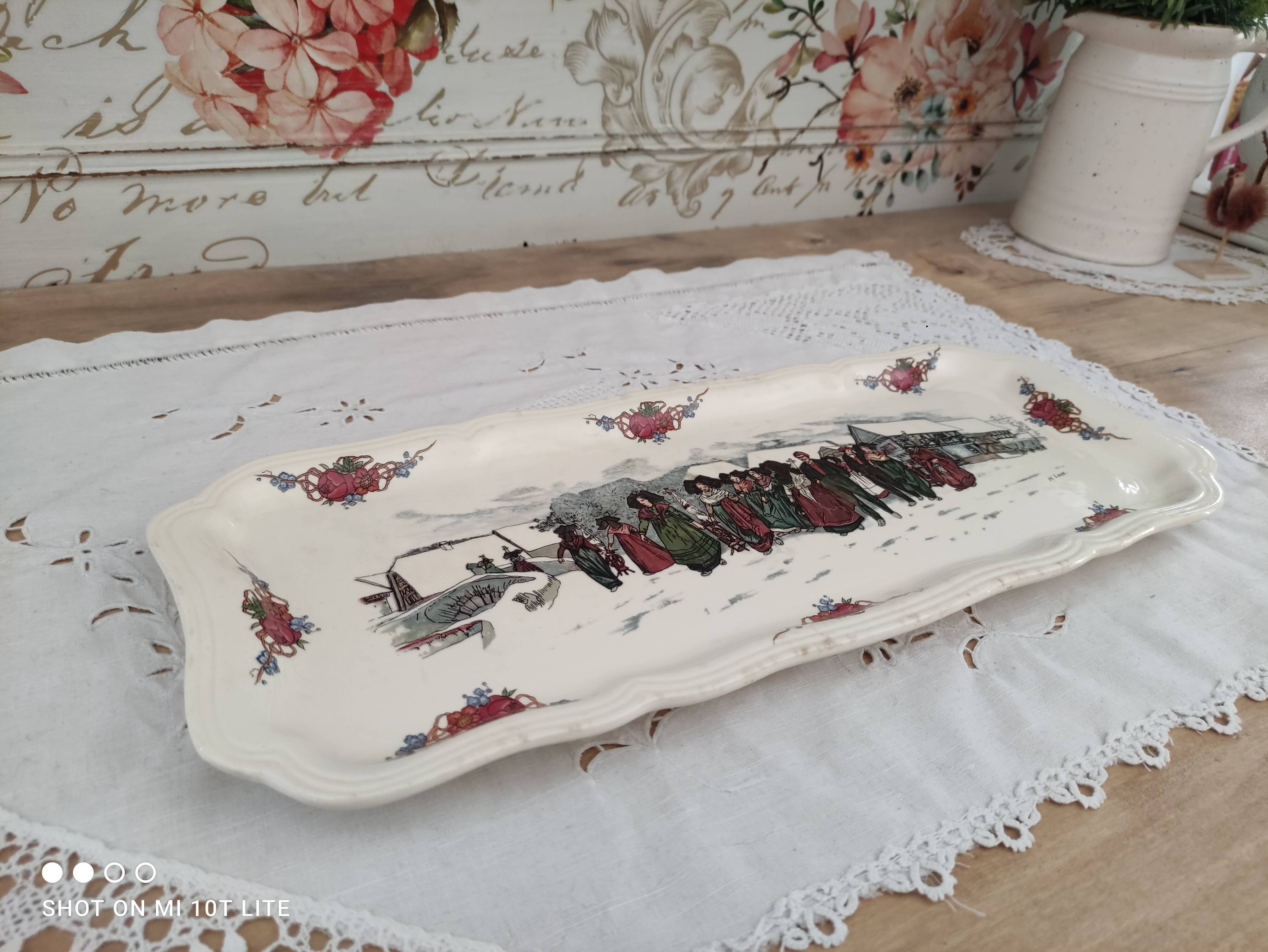 Cake dish Sarreguemines model Obernai