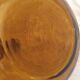 Transparent amber demijohn of 10L