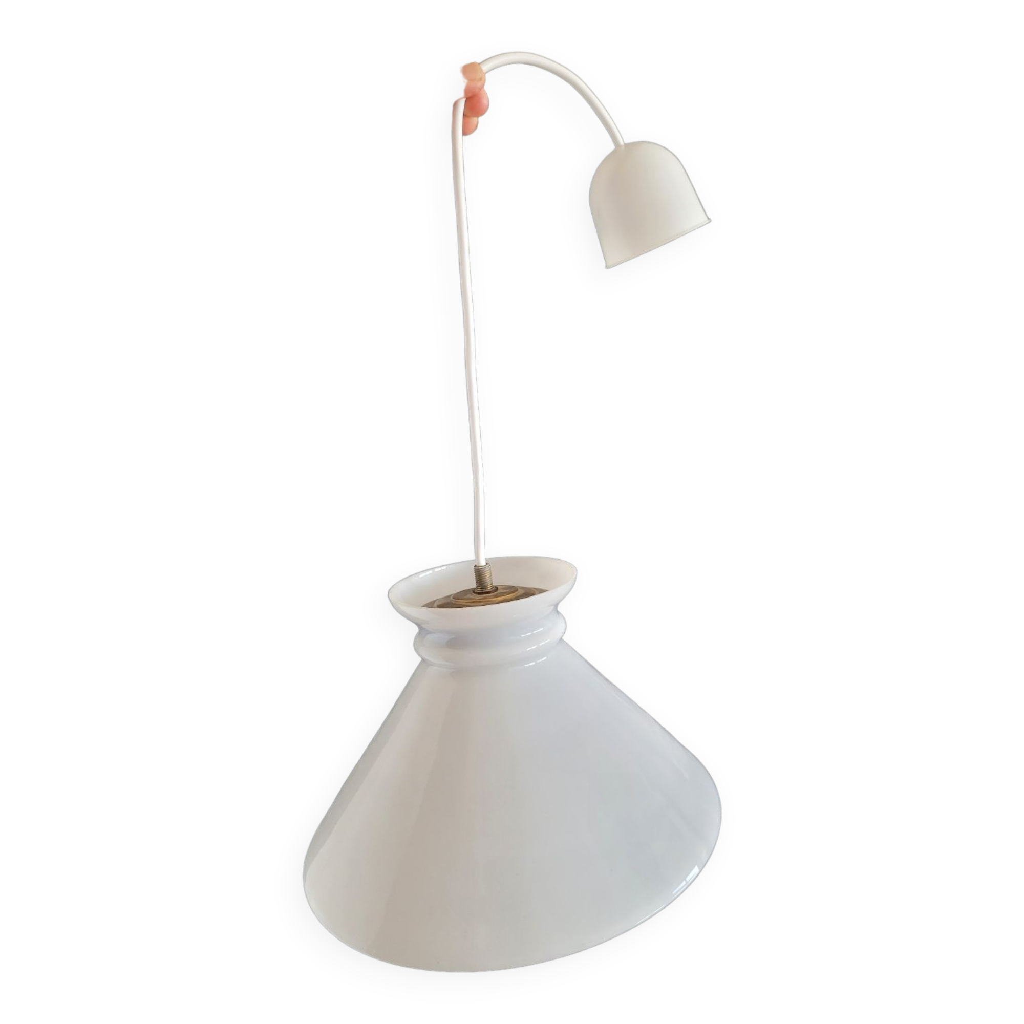 Opaline pendant light