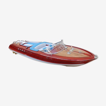 Maquette bateau riva aquarama  runabout 65 cm