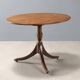 Table ancienne en acajou de forme ovale, Angleterre, XIXe siècle
