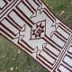 Vintage Turkish hallway rug 78x314 cm