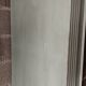 Old 2-door bookcase with chalk paint blue patina