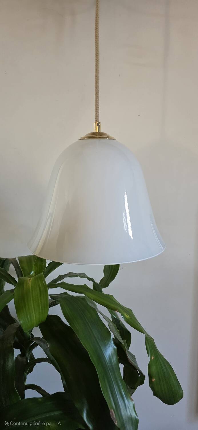 XXL opal tulip pendant light