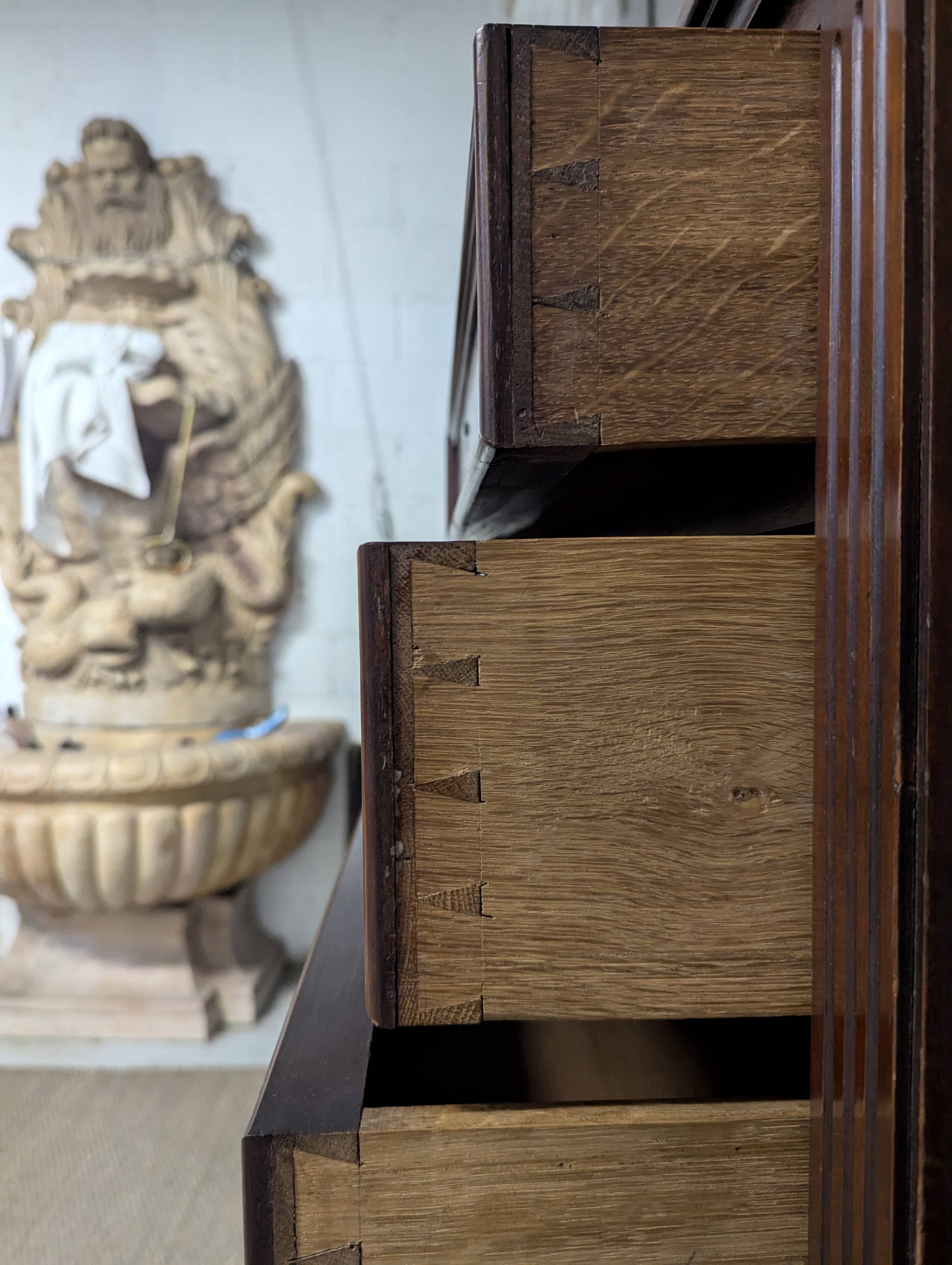 Louis Philippe period mahogany chest of drawers