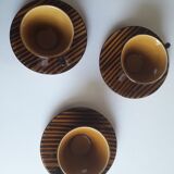 Domino model zebra coffee cups