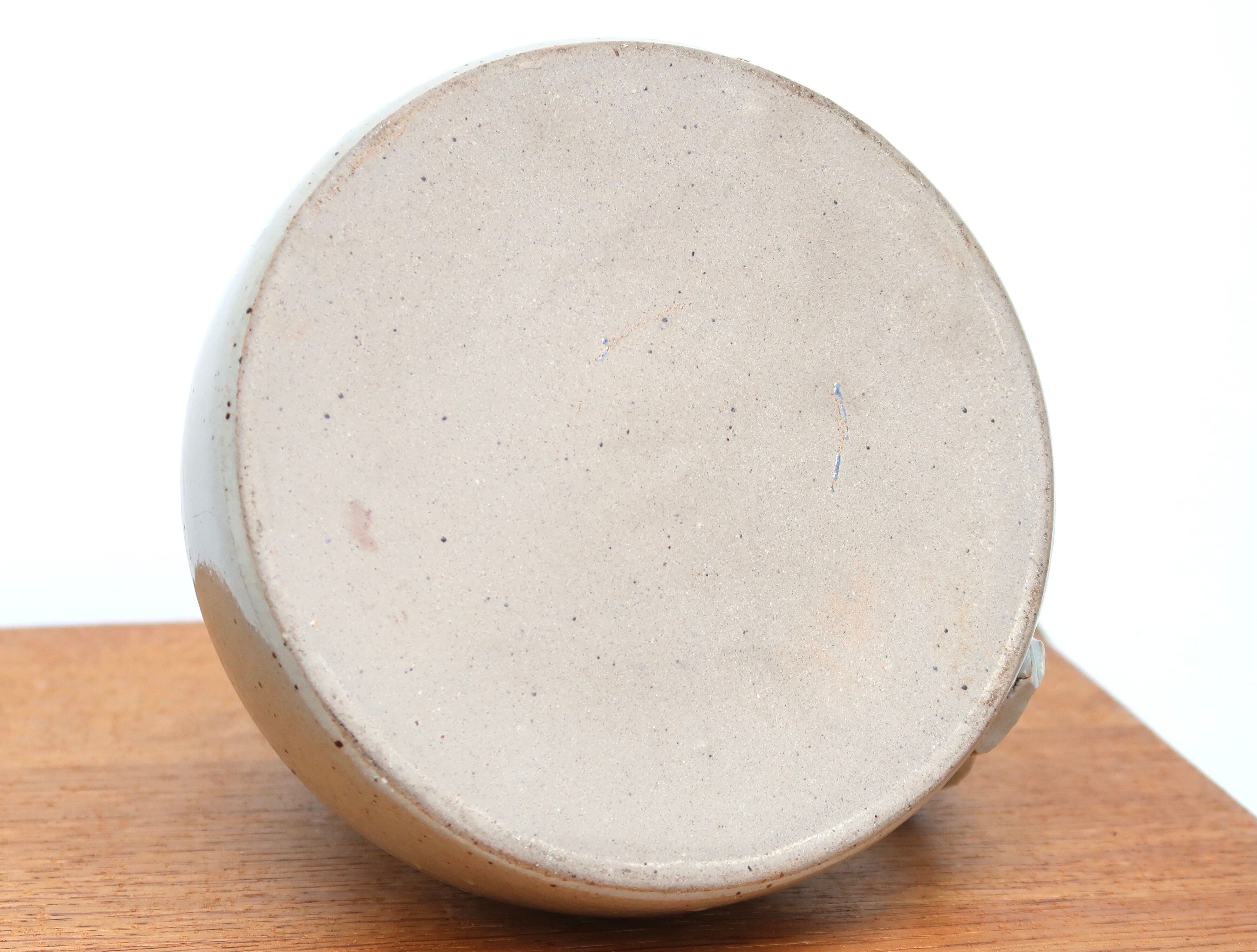 Sandstone lamp, wool lampshade, 60s