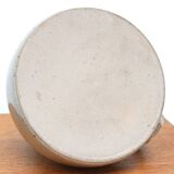 Sandstone lamp, wool lampshade, 60s