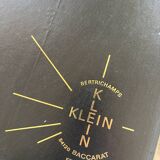 6 crystal champagne glasses