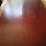 Wood and leather minister's desk