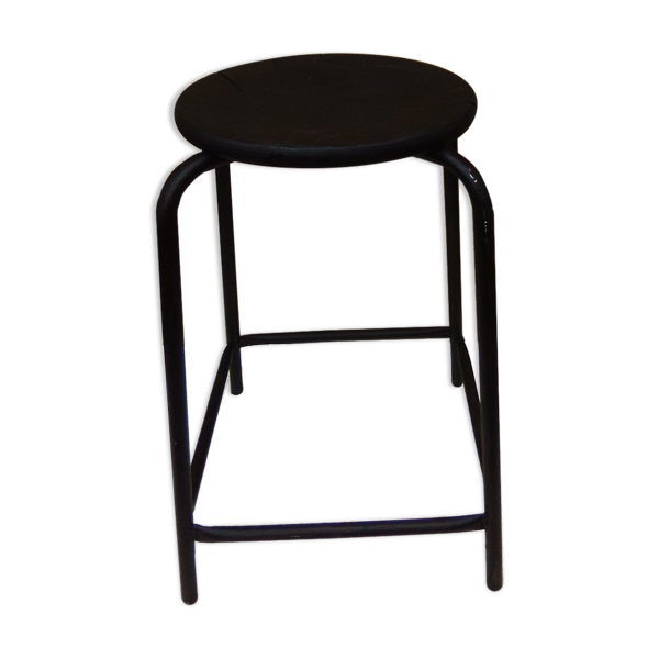 Tabouret haut industriel H 58,5 cm