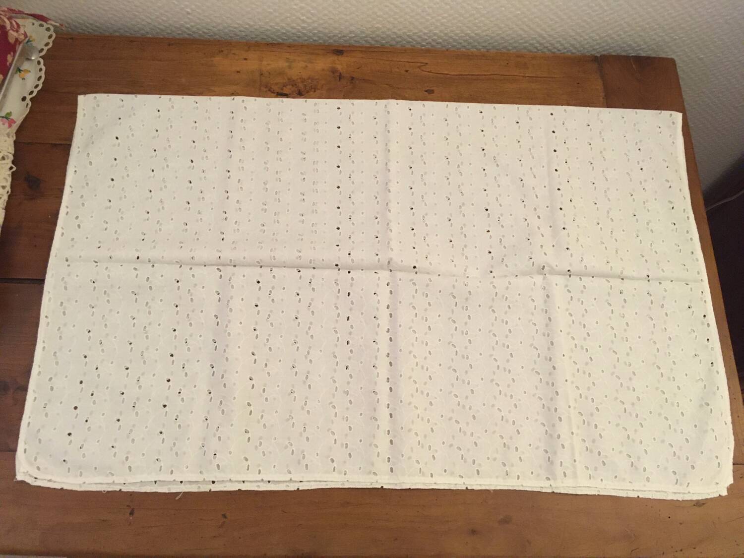 Vintage lace tablecloth