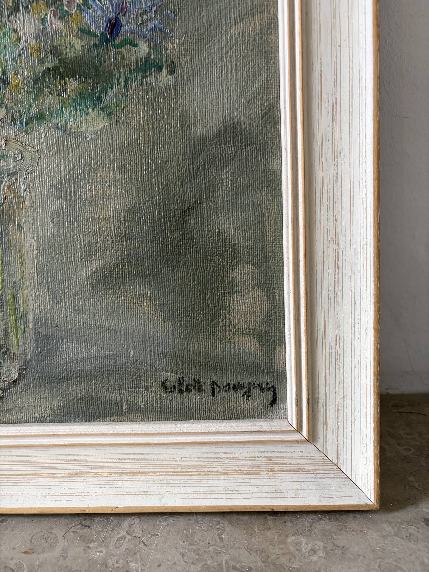 Spring bouquet, oil on canvas signed