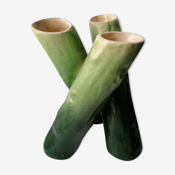 Bamboo ceramic vase