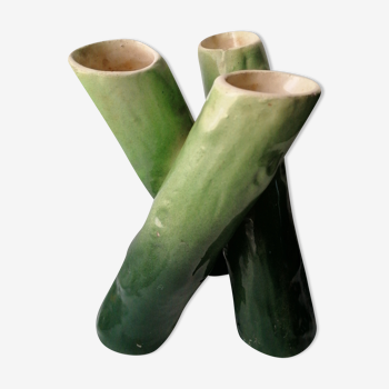 Vase céramique bambous